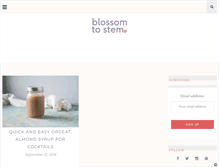 Tablet Screenshot of blossomtostem.net